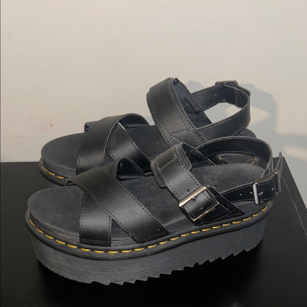 Black Platform Sandals